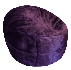 Пуф барбарон, XXL Giant Sofa, за възрастен, Втори вътрешен калъф, Great Purple, Пухен