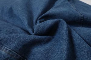 Пуф барбарон LUXE+, XL размер, Голяма Круша, за възрастен, Самостоятелен  вътрешен калъф, Blue Denim, Текстил