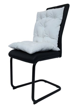 Pegy комплект възглавници за стол, Бял, Текстил