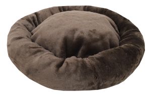 Легло кръгло за кучета и котки, размер XL, Кафяв