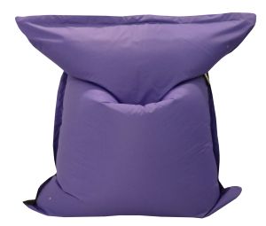 Пуф Възглавница LUXE+, XL размер, Самостоятелен вътрешен калъф, Водонепропусклив, Промазка Premium, Purple