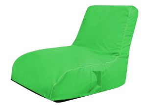 Пуф Фотьойл Relax LUXE+, XL размер, Самостоятелен вътрешен калъф, Водонепропусклив, Промазка Premium, Light Green